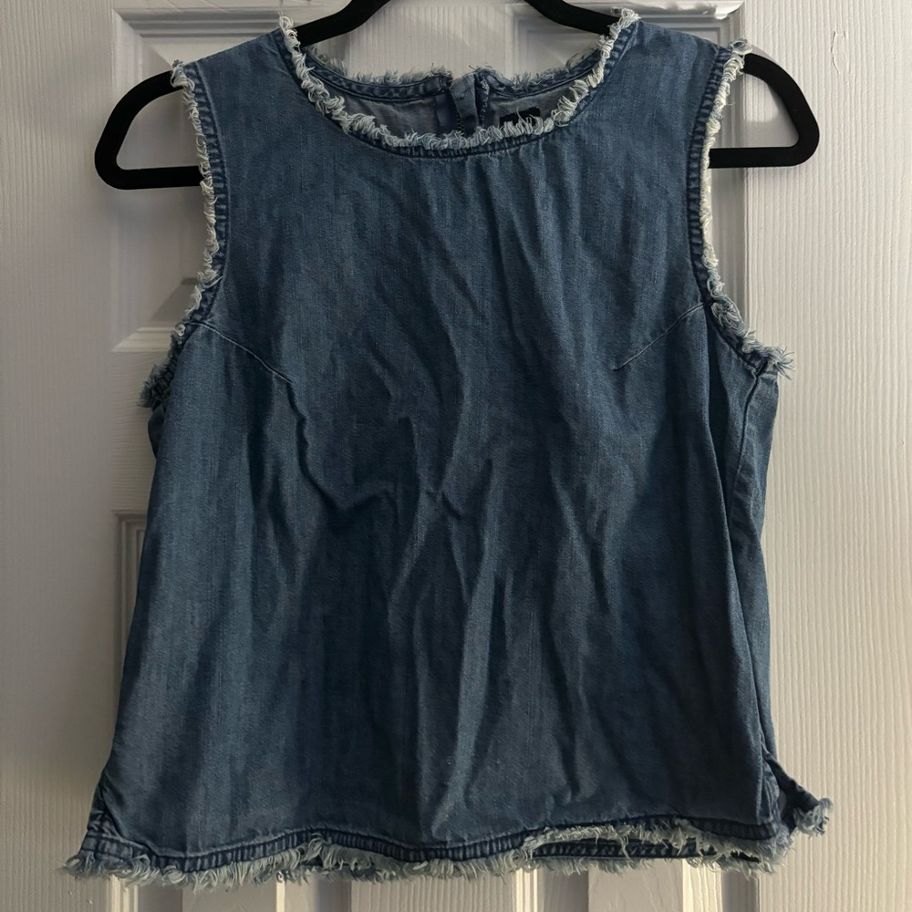 Gap denim tank top